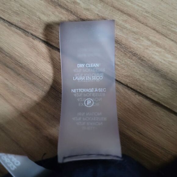 Karl Lagerfeld Floral Lace Burnout Blouse in Navy - Picture 11 of 13